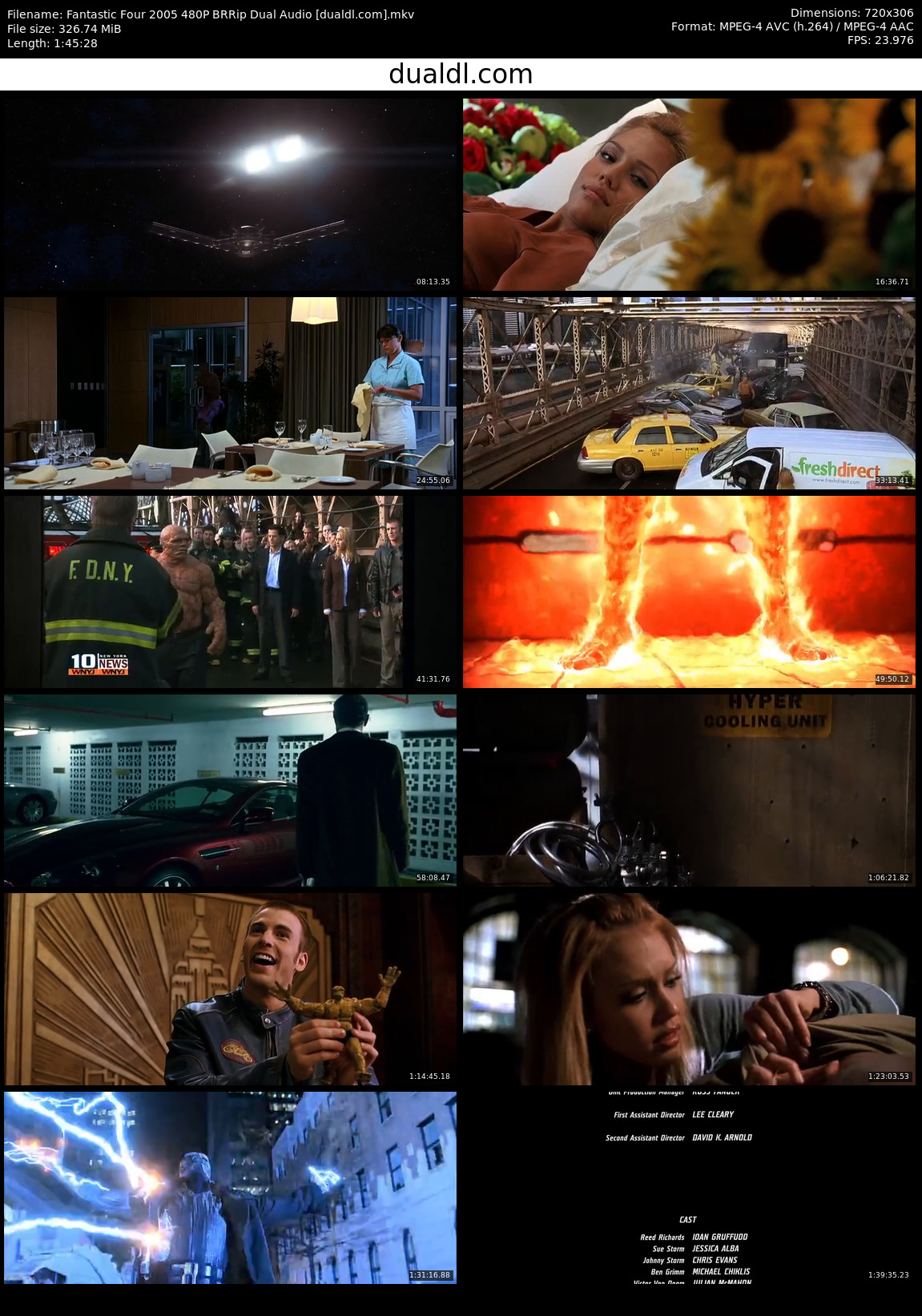 Fantastic Four Full Movie in Hindi Download For Free 300MB 480P